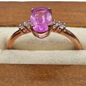 Pink Sapphire Earrings